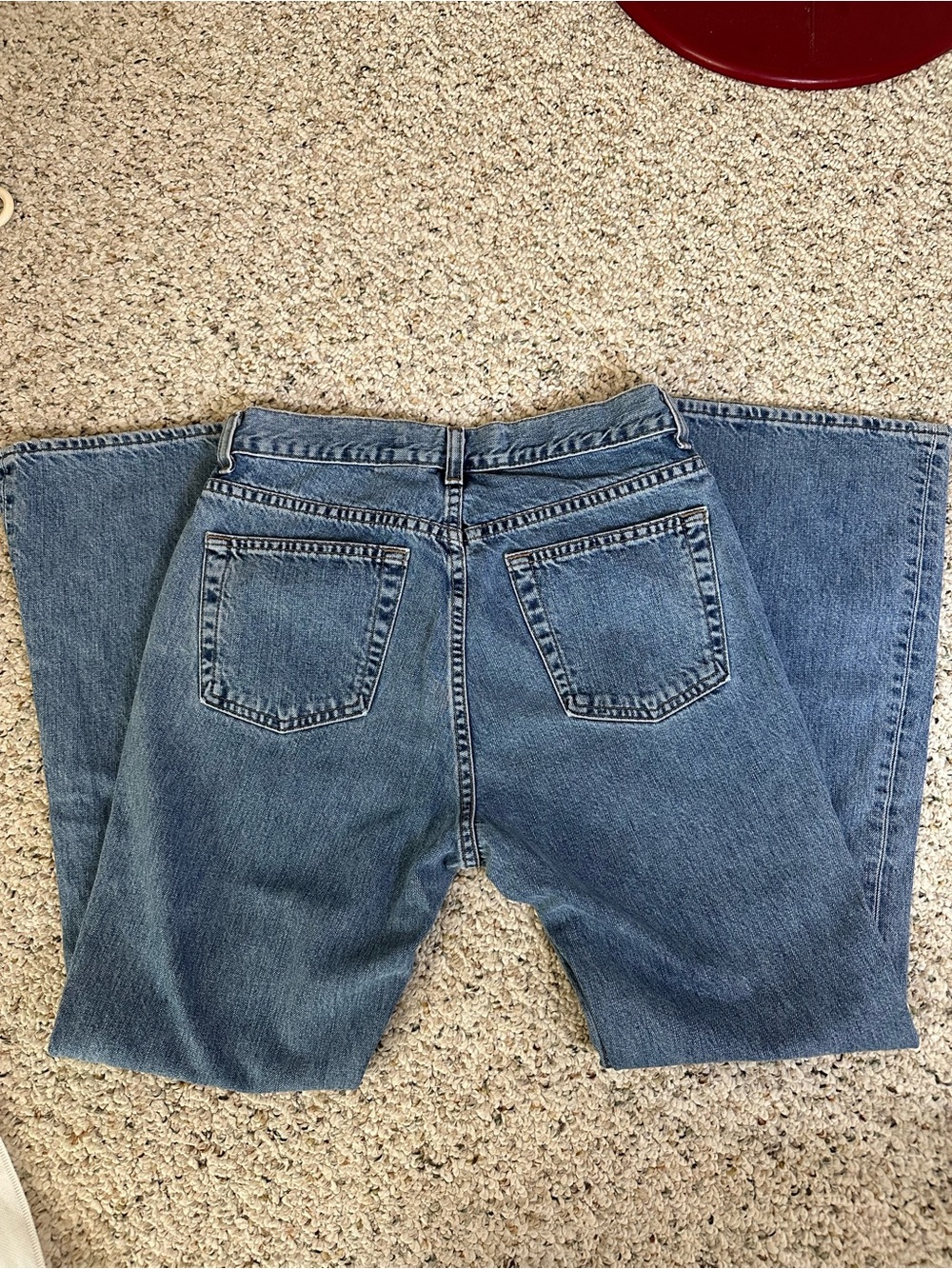 Vintage Gap Flare Ankle Jeans Light Wash 100% Cotton Made in USA Size 8 - Picture 6 of 8